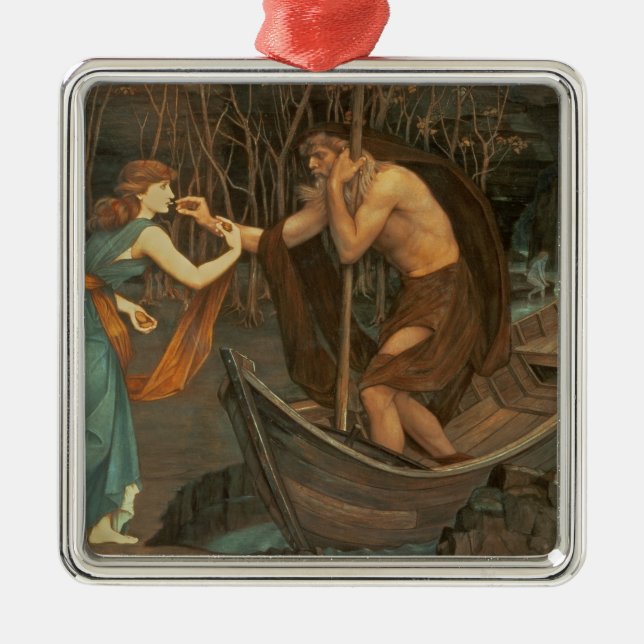 Charon and Psyche Metal Ornament (Front)