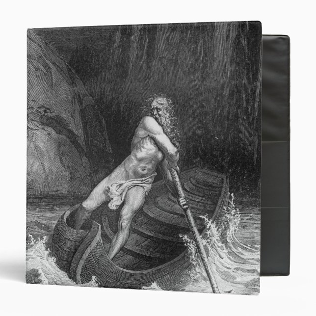 Charon, the Ferryman of Hell 3 Ring Binder (Front/Inside)