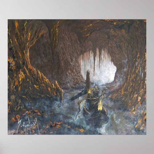 Charon The Transporter 120x100cm canvas painting Poster
