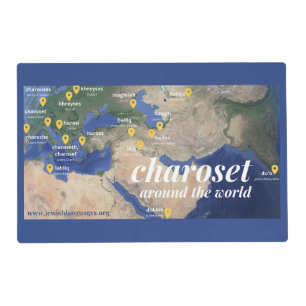 Charoset Around the World Placemat