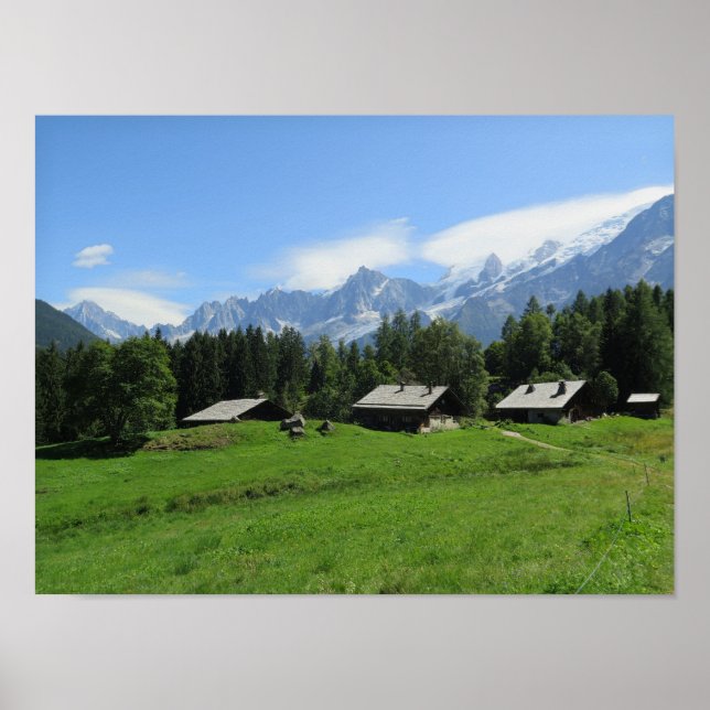 Charousee French Alps Huts Poster (Front)