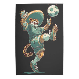 Charro Jaguar Striker Metal Print