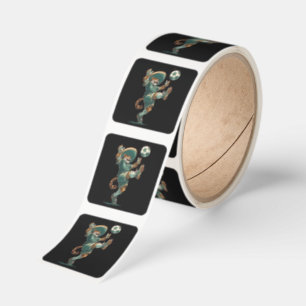Charro Jaguar Striker Square Sticker