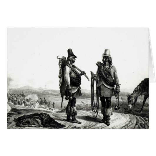 Charrua Indians Cards (Front Horizontal)
