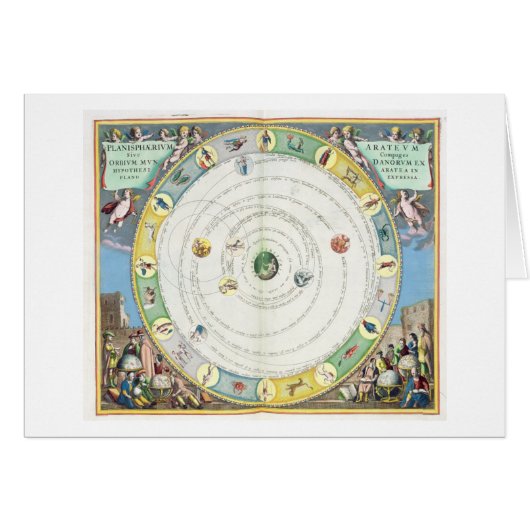 Chart describing the Movement of the Planets, from Cards (Front Horizontal)