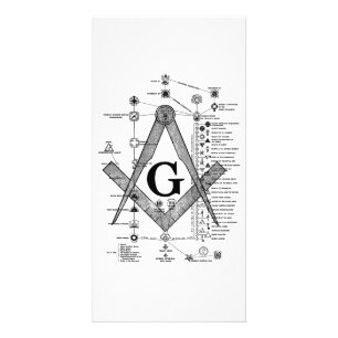 Chart of Masonic Degrees Card