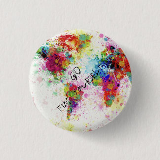 Chart of the original world pinback button