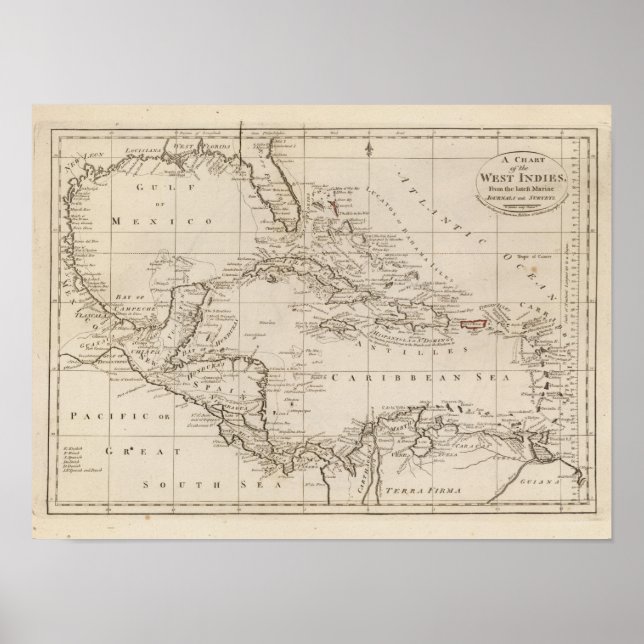 Chart of the West Indies (Front)