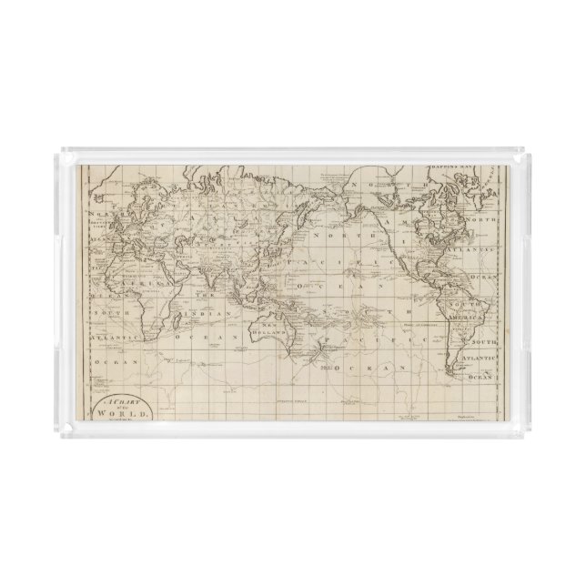 Chart of the World Acrylic Tray (Front)