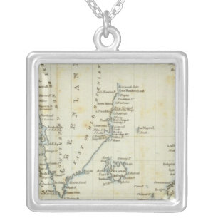 Chart, Polar Seas Silver Plated Necklace