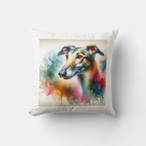 Chart Polski Elegance AREF804 _ Watercolor Throw Pillow