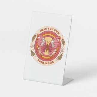 Chart Your Own Journey Pedestal Sign