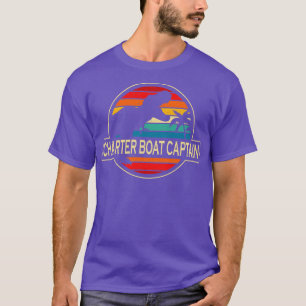 Charter Boat Captain Dinosaur T-Shirt