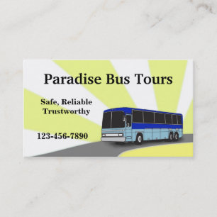 Charter Bus Business Card
