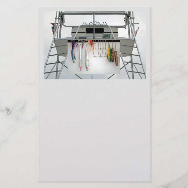 charter fishing boat flyer (Front)