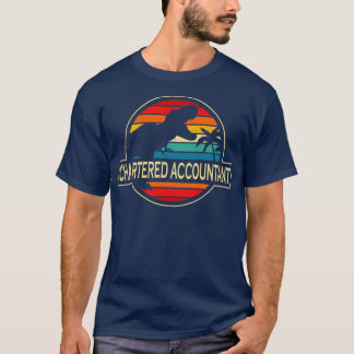 Chartered Accountant Dinosaur T-Shirt