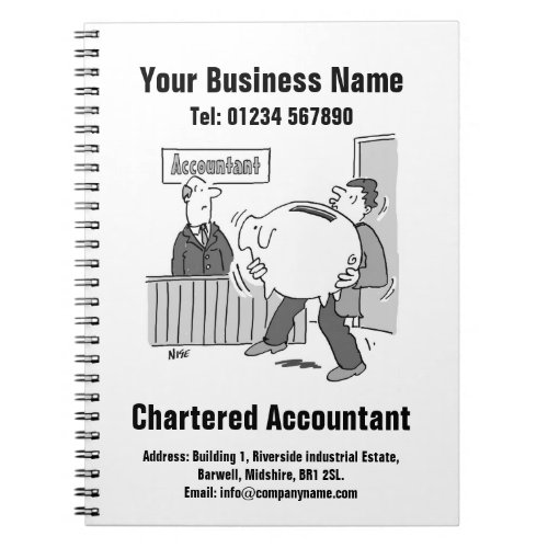Chartered Accountant or Accountancy Notebook