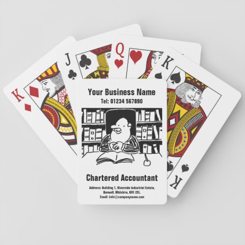 Chartered Accountant or Accountancy Playing Cards