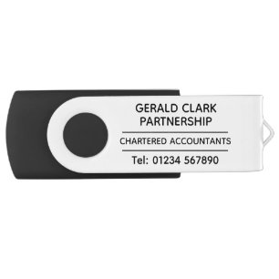 Chartered Accountants with QR Code Memory Stick