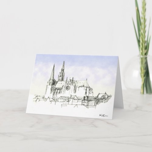 Chartres Cathedral Card