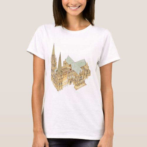 Chartres Cathedral France T_Shirt