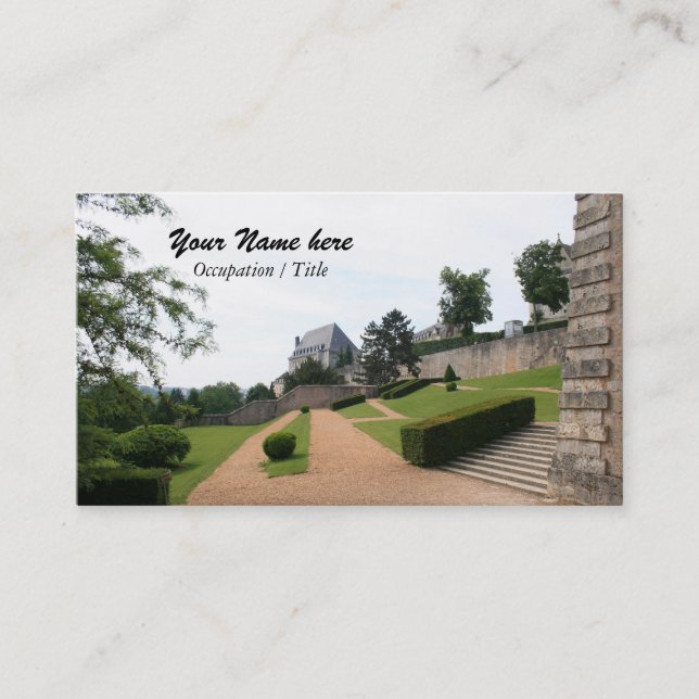 Chartres Gardens Business Card (Front)