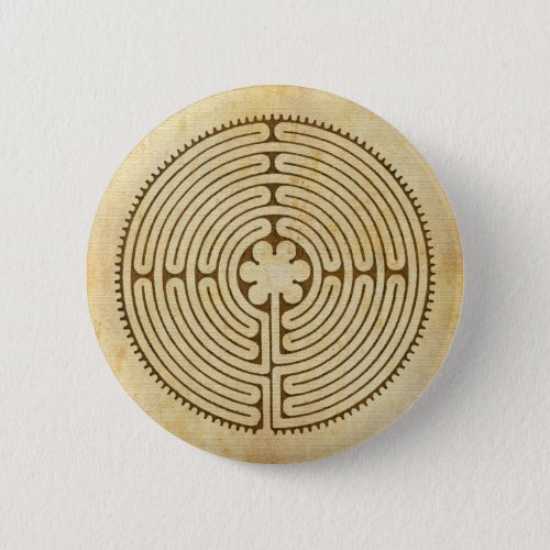 Chartres Labyrinth antique style 1  your ideas Button