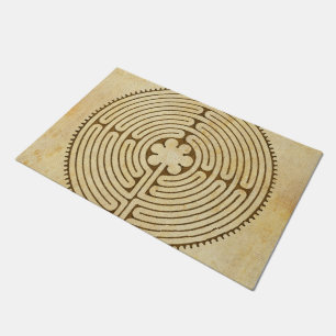Chartres Labyrinth antique style 1 + your ideas Doormat