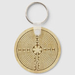Chartres Labyrinth Antique Style 1 + Your Ideas Keychain at Zazzle