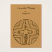 Chartres Labyrinth antique style + your ideas (Back)