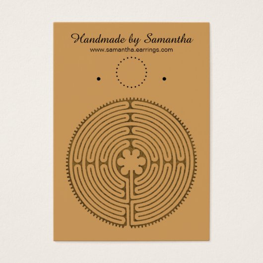 Chartres Labyrinth antique style + your ideas (Front)