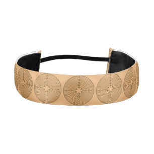 Chartres Labyrinth antique style + your ideas Athletic Headband