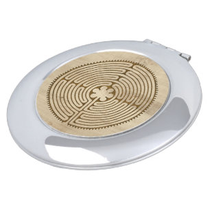 Chartres Labyrinth antique style + your ideas Mirror For Makeup
