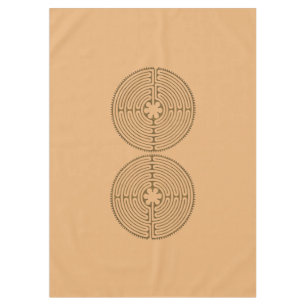 Chartres Labyrinth antique style + your ideas Tablecloth