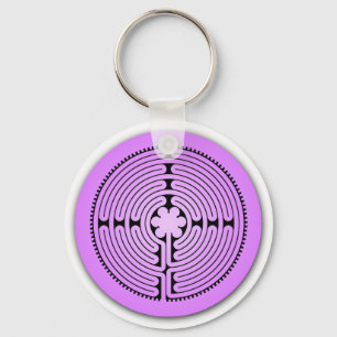Chartres Labyrinth Keychain