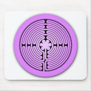 Chartres Labyrinth Mouse Mat by inkles at Zazzle