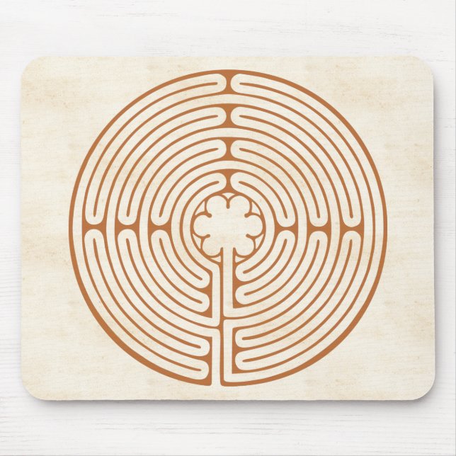 Chartres Labyrinth Mouse Pad (Front)