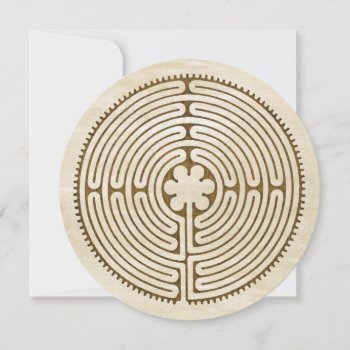 Chartres Labyrinth - Spiritual Symbol Antique 1 by EDDArtSHOP at Zazzle