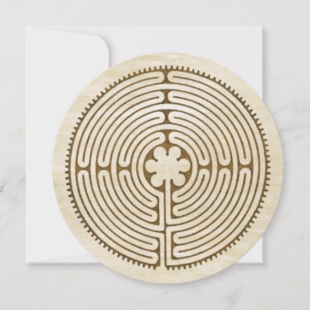 Chartres Labyrinth - Spiritual Symbol Antique 1