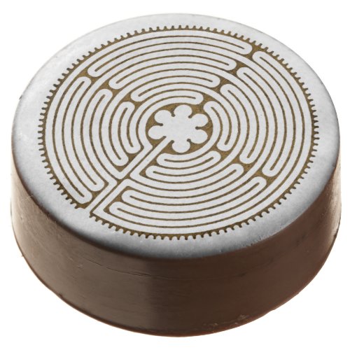 Chartres Labyrinth _ Spiritual Symbol Antique 1 Chocolate Covered Oreo
