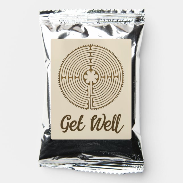 Chartres Labyrinth - Spiritual Symbol Antique 1 Coffee Drink Mix (Front)