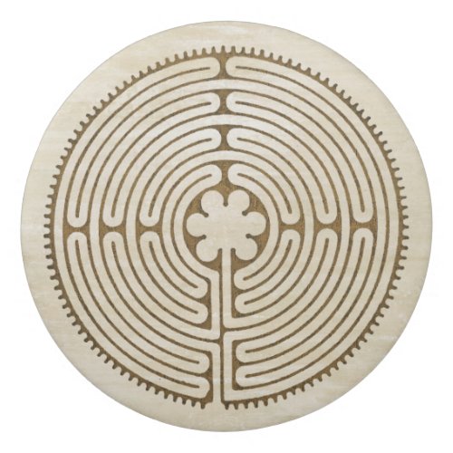 Chartres Labyrinth _ Spiritual Symbol Antique 1 Eraser