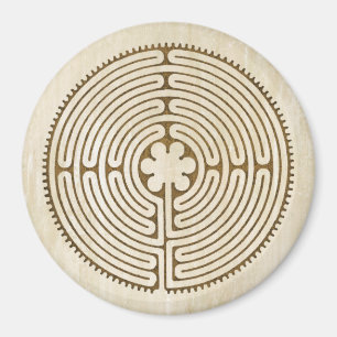 Chartres Labyrinth - Spiritual Symbol Antique 1 Magnet