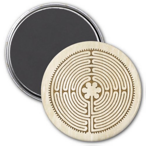 Chartres Labyrinth _ Spiritual Symbol Antique 1 Magnet