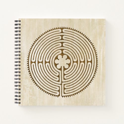 Chartres Labyrinth _ Spiritual Symbol Antique 1 Notebook