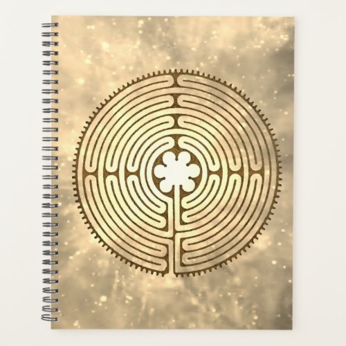 Chartres Labyrinth _ Spiritual Symbol Antique 1 Planner