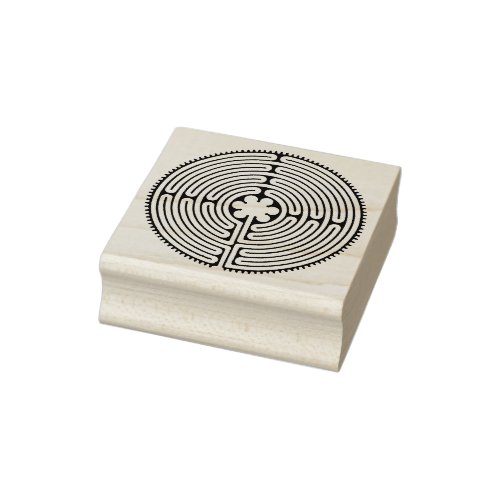 Chartres Labyrinth _ Spiritual Symbol Antique 1 Rubber Stamp