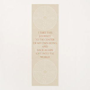 Chartres Labyrinth Yoga Mat