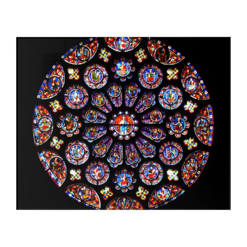 Chartres Rose Window Acrylic Print