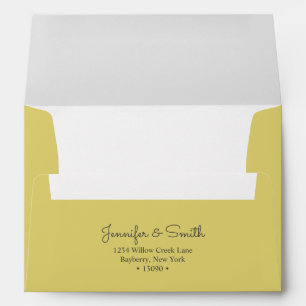 Chartreuse A7 Envelope minimalist & inviting tone